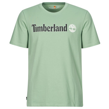 Odjeća Muškarci
 Majice kratkih rukava Timberland Linear Logo Short Sleeve Tee Siva / Zelena