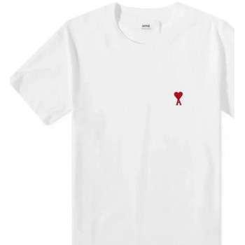 Odjeća Muškarci
 Majice / Polo majice Ami Paris T SHIRT UTS004.726 Bijela