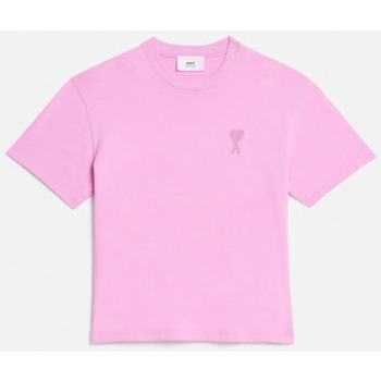 Odjeća Muškarci
 Majice / Polo majice Ami Paris T SHIRT UTS004.726 Ružičasta