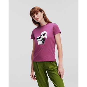 Odjeća Žene
 Majice / Polo majice Karl Lagerfeld 230W1704 Ružičasta