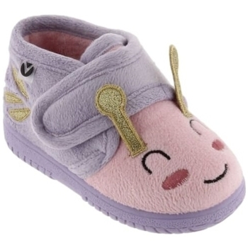 Obuća Djeca Papuče za bebe Victoria Baby Shoes 05119 - Lila Ljubičasta
