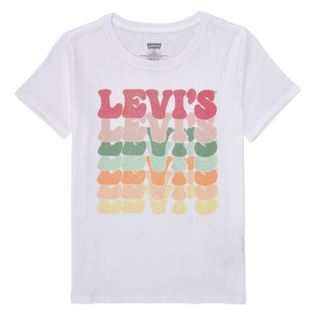 Odjeća Djevojčica Majice kratkih rukava Levi's ORGANIC RETRO LEVIS SS TEE Višebojna / Bijela