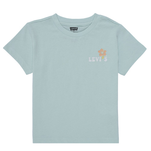 Odjeća Djevojčica Majice kratkih rukava Levi's OCEAN BEACH SS TEE Plava / Pastel / Narančasta / Pastel