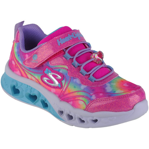 Obuća Djevojčica Niske tenisice Skechers Flutter Heart Lights-Groovy Swirl Ružičasta