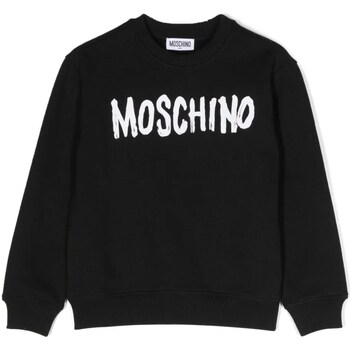 Odjeća Djevojčica Sportske majice Moschino HMF060LCA14 Crna