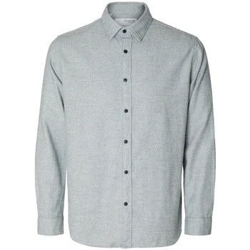 Odjeća Muškarci
 Košulje dugih rukava Selected Regowen-Twist L/S - Grey/Asphalt Smeđa