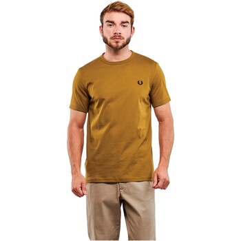 Odjeća Muškarci
 Majice kratkih rukava Fred Perry CAMISETA HOMBRE   M3519 Smeđa