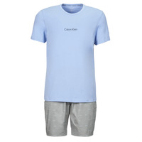 Odjeća Muškarci
 Pidžame i spavaćice Calvin Klein Jeans S/S SHORT SET Plava / Siva