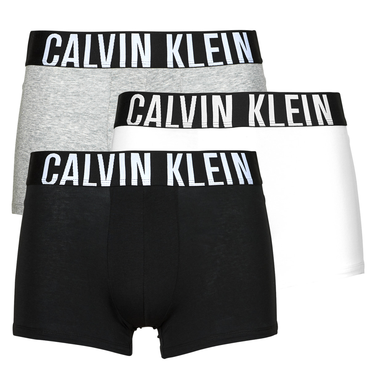 Donje rublje Muškarci
 Bokserice Calvin Klein Jeans TRUNK 3PK X3 Crna / Siva / Bijela