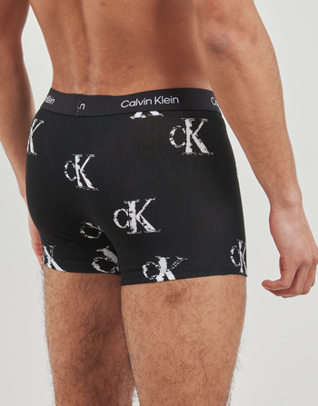 Calvin Klein Jeans TRUNK 3PK X3 Crna / Crna / Ljubičasta