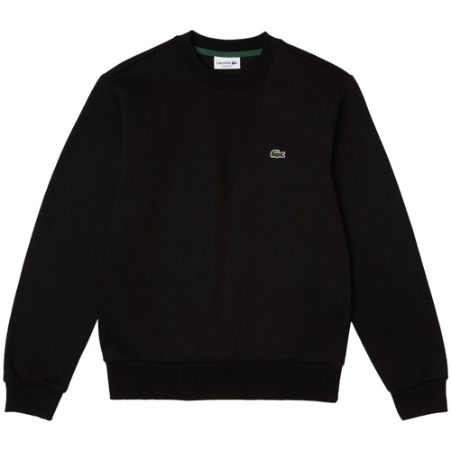 Odjeća Muškarci
 Sportske majice Lacoste Organic Brushed Cotton Sweatshirt - Noir Crna
