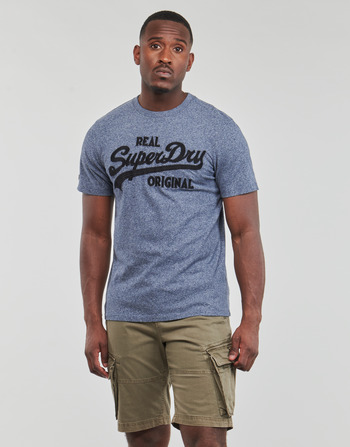 Superdry EMBROIDERED VL T SHIRT Siva