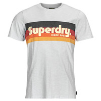 Odjeća Muškarci
 Majice kratkih rukava Superdry CALI STRIPED LOGO T SHIRT Bijela