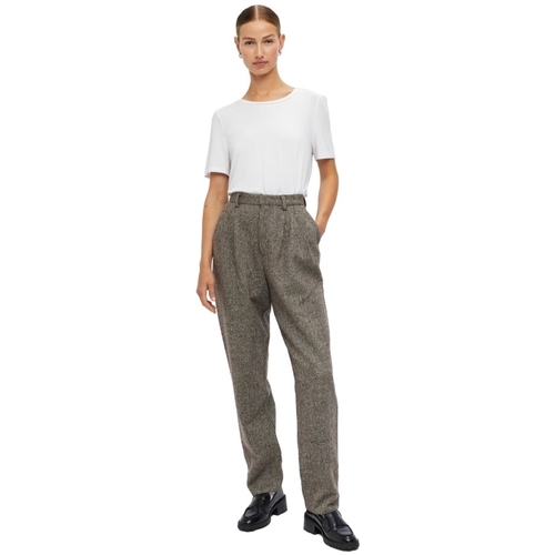Object Trousers Camilla - Java Smeđa