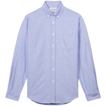 Odjeća Muškarci
 Košulje dugih rukava Portuguese Flannel Brushed Oxford Shirt - Blue Plava