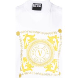 Odjeća Muškarci
 Majice kratkih rukava Versace Jeans Couture 75GAHF07-CJ00F Bijela