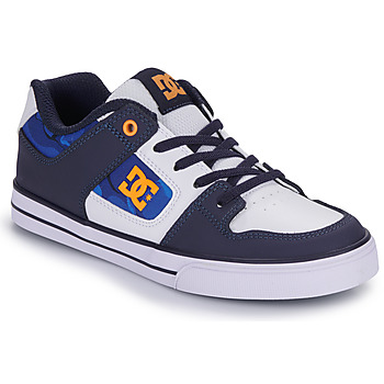 Obuća Dječak
 Niske tenisice DC Shoes PURE ELASTIC Plava / Narančasta / Bijela