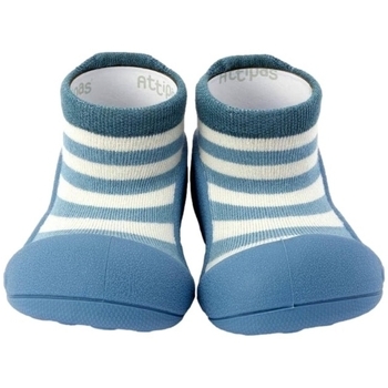 Obuća Djeca Papuče za bebe Attipas Stripes - Blue Plava