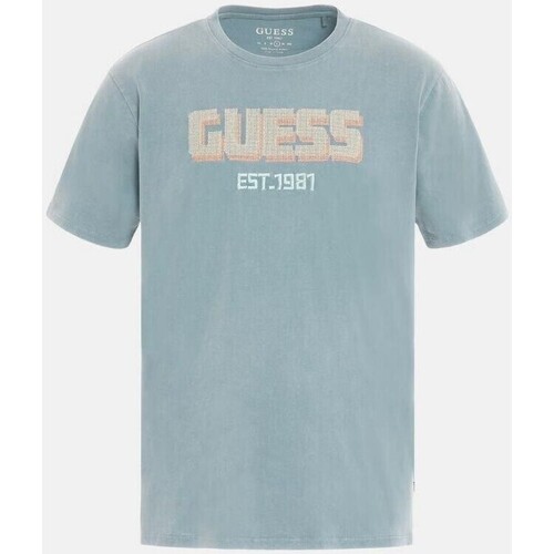 Odjeća Muškarci
 Majice kratkih rukava Guess M3YI52 KBDL0 Plava
