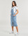 Odjeća Žene
 Kratke haljine Tommy Jeans DUNGAREE BF MIDI DRESS CG4114 Plava