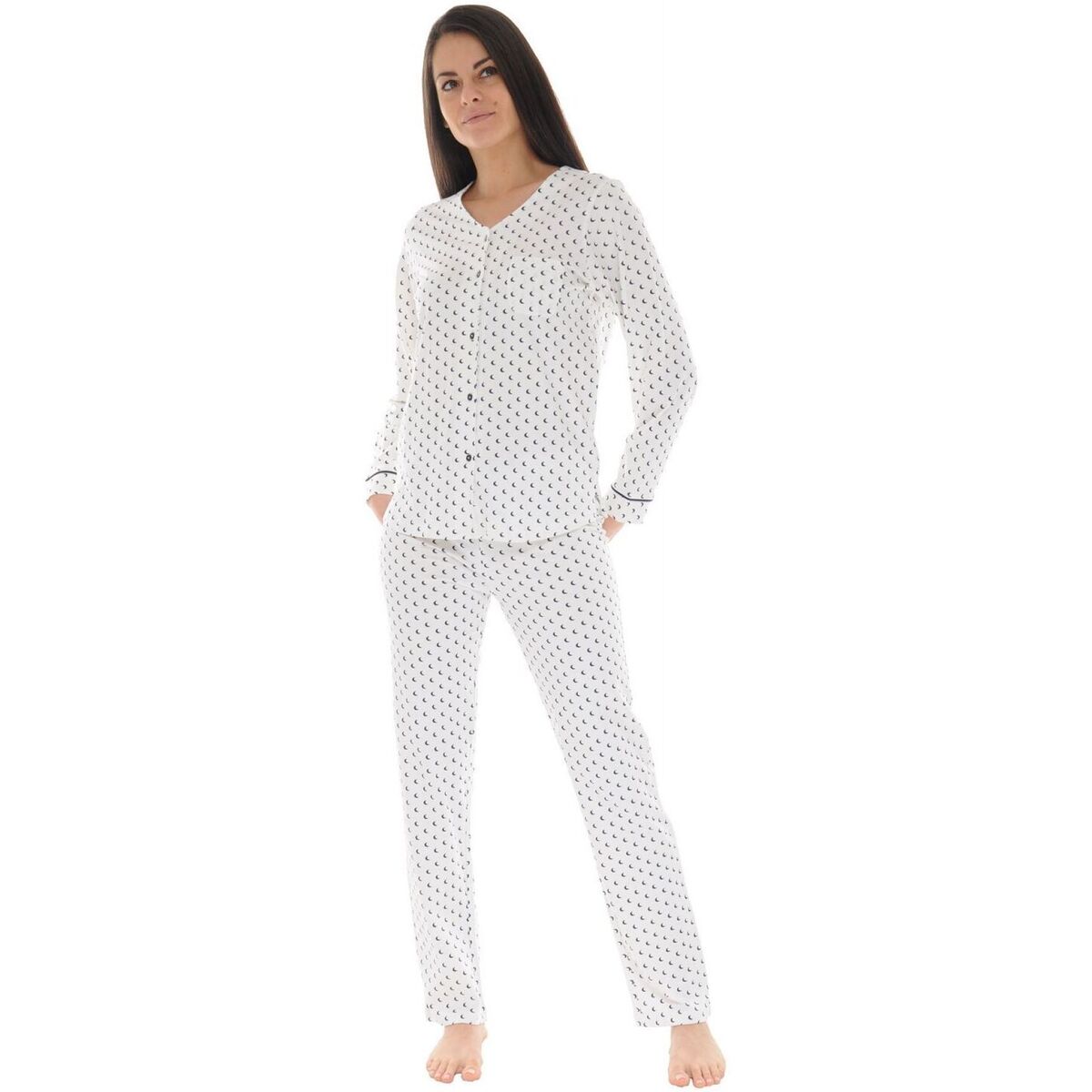Odjeća Žene
 Pidžame i spavaćice Christian Cane CALISTE Bijela