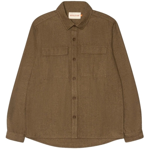 Odjeća Muškarci
 Košulje dugih rukava Revolution Utility Shirt 3953 - Light Brown Smeđa
