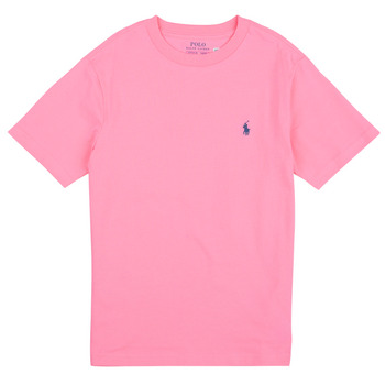 Odjeća Djeca Majice kratkih rukava Polo Ralph Lauren SS CN-TOPS-T-SHIRT Ružičasta / Course / Ružičasta