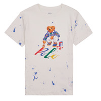 Odjeća Djeca Majice kratkih rukava Polo Ralph Lauren BEAR SS CN-KNIT SHIRTS-T-SHIRT Bijela