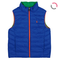 Odjeća Dječak
 Pernate jakne Polo Ralph Lauren REV TERRA VST Plava / Zelena / Narančasta