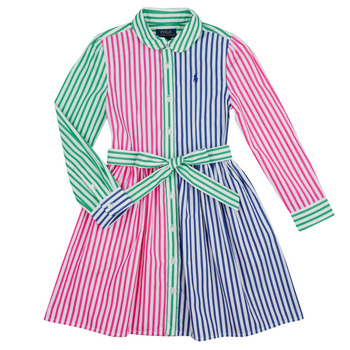 Odjeća Djevojčica Kratke haljine Polo Ralph Lauren JNMLTFNSDRSS-DRESSES-DAY DRESS Višebojna