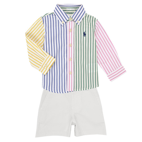 Odjeća Dječak
 Dječji kompleti Polo Ralph Lauren LS BD FNSHRT-SETS-SHORT SET Višebojna