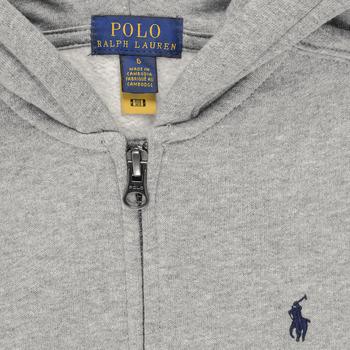 Polo Ralph Lauren FZ HOOD-TOPS-KNIT Siva / Raznobojno tkanje
