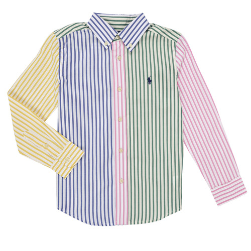 Odjeća Djeca Košulje dugih rukava Polo Ralph Lauren LS BD PPC-SHIRTS-SPORT SHIRT Višebojna