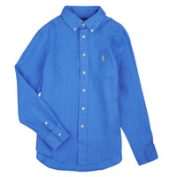 Odjeća Dječak
 Košulje dugih rukava Polo Ralph Lauren CLBDPPC-SHIRTS-SPORT SHIRT Plava
