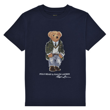 Odjeća Djeca Majice kratkih rukava Polo Ralph Lauren SS CN-KNIT SHIRTS-T-SHIRT Paris / BEAR / Newport