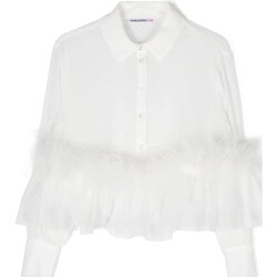 Odjeća Djevojčica Košulje i bluze Patrizia Pepe 7C0228-A314 Bijela