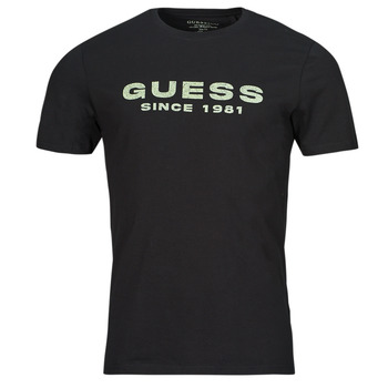 Odjeća Muškarci
 Majice kratkih rukava Guess CN GUESS LOGO Crna