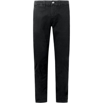 Odjeća Muškarci
 Chino hlače i hlače mrkva kroja Pepe jeans PANTALON CHINO SLIM FIT NEGRO HOMBRE   PM211460C342 Crna