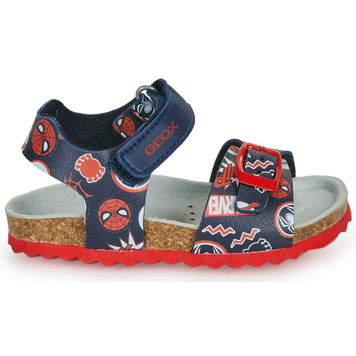 Geox B SANDAL CHALKI BOY Tamno plava   / Crvena