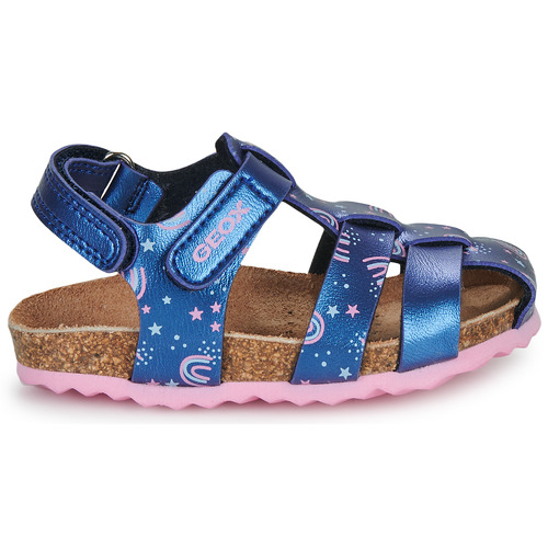 Geox B SANDAL CHALKI GIRL Plava / Ružičasta