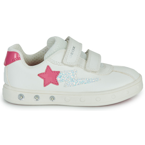 Geox J SKYLIN GIRL Bijela / Ružičasta