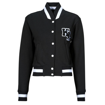 Odjeća Žene
 Kratke jakne Karl Lagerfeld varsity sweat jacket Crna / Bijela