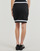Odjeća Žene
 Suknje Karl Lagerfeld varsity skirt Crna / Bijela