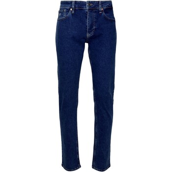 Odjeća Muškarci
 Hlače Tommy Jeans VAQUEROS SLIM HOMBRE   DM0DM16018 Plava