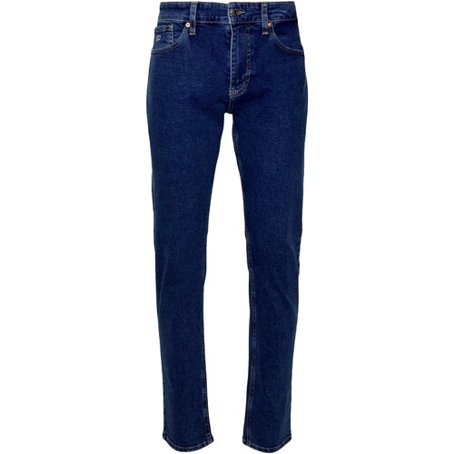 Odjeća Muškarci
 Hlače Tommy Jeans VAQUEROS SLIM HOMBRE   DM0DM16018 Plava