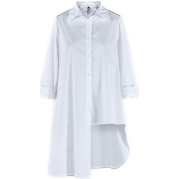 Odjeća Žene
 Topovi i bluze Wendy Trendy Shirt 220511 - White Bijela