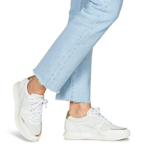Myma 7715MY02-CUIR-BLANC-LAMINATO-PLATINE-CUIR-BLANC-PERFO Bijela