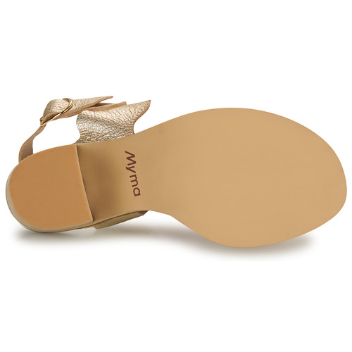 Myma 7745MY02-SAND-TRUNCK-PLATIN=7745MYXX-CUIR-FOULONNE-TRUNK-PLATINE Gold