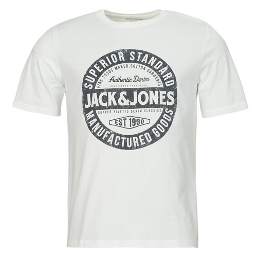 Odjeća Muškarci
 Majice kratkih rukava Jack & Jones JJEJEANS TEE SS O-NECK  23/24 Bijela