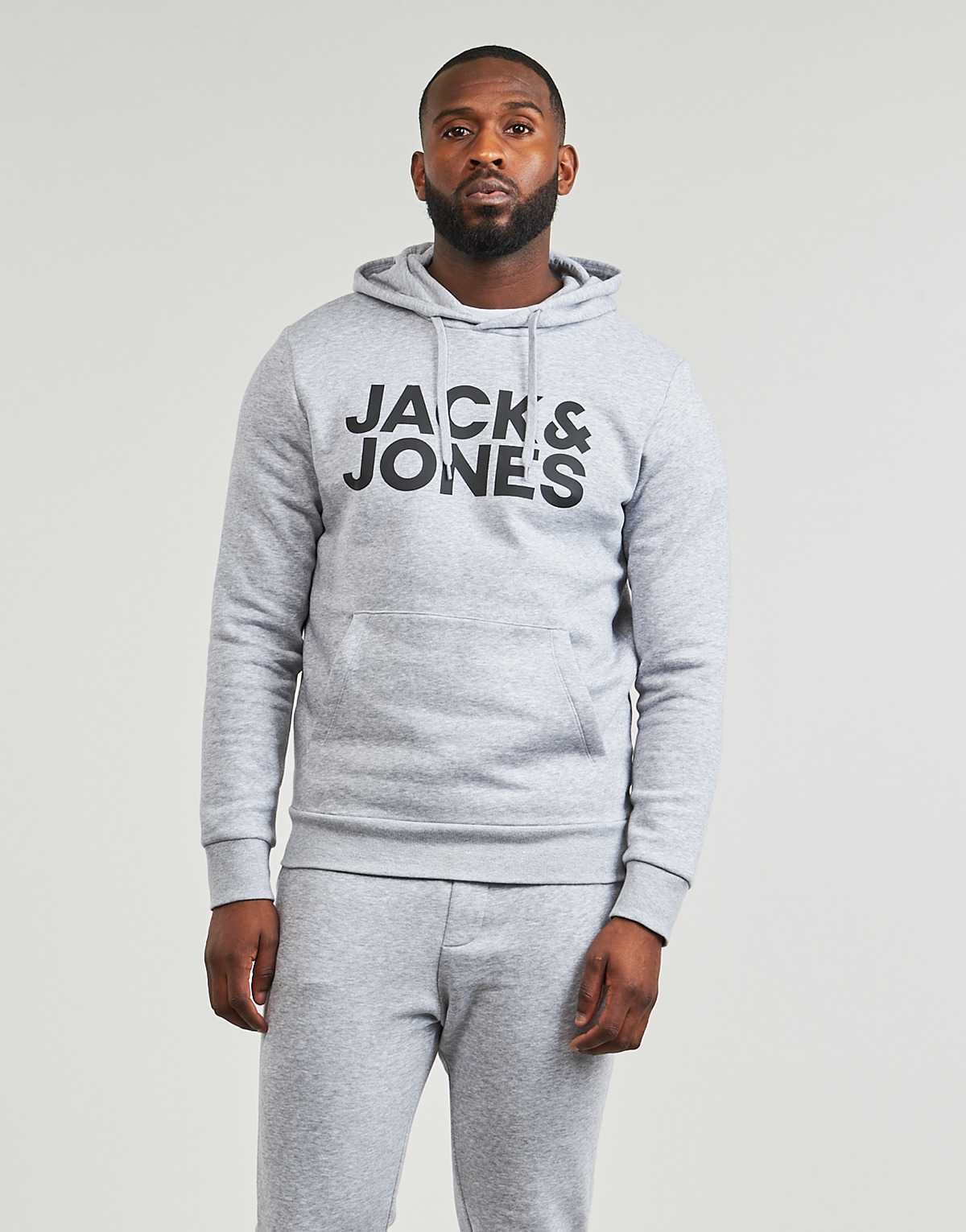 Odjeća Muškarci
 Sportske majice Jack & Jones JJECORP LOGO SWEAT HOOD Siva